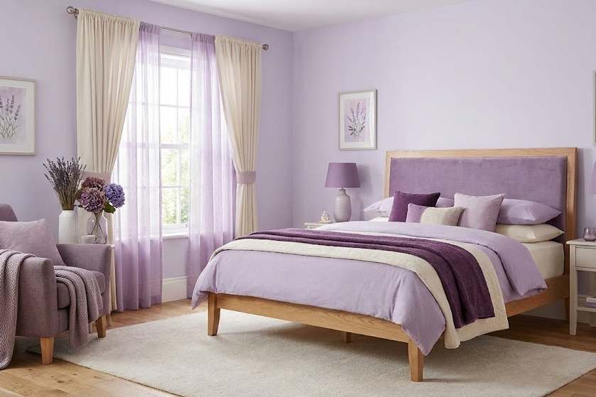 lavender Colour for Couple Bedroom